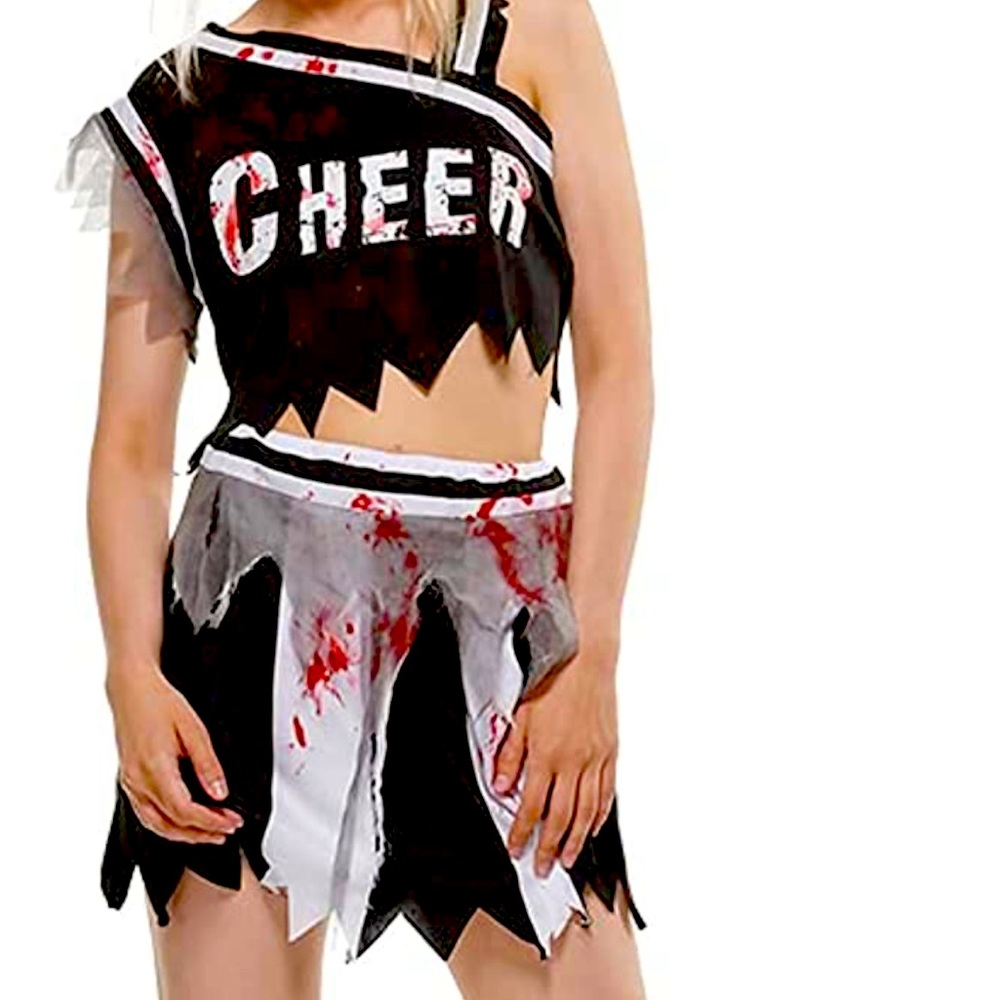 Zombie cheerleading costume
